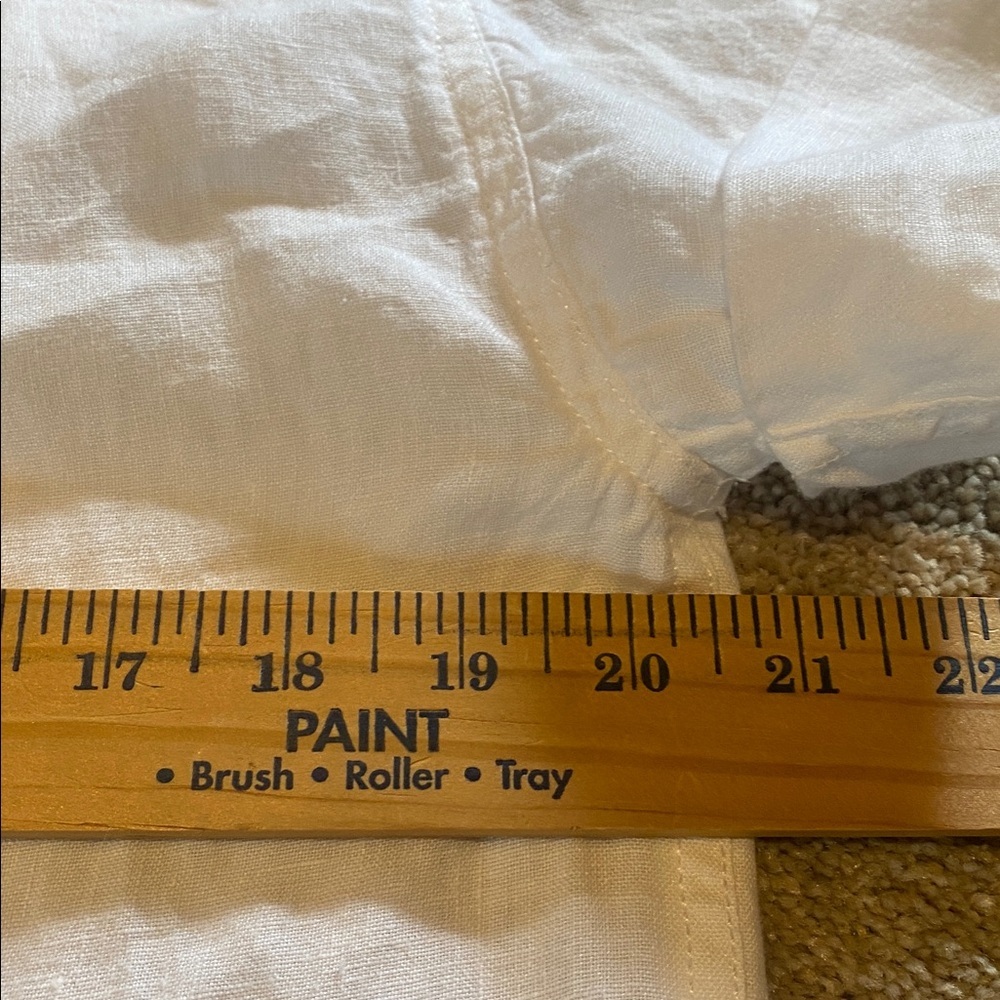 J Crew Capitaine Baird McNutt Irish Linen Relaxed Shirt White XXS - Picture 7 of 10